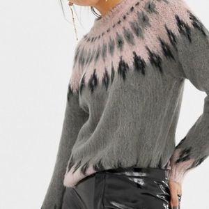 Veep Moda Geo-Tribal Knitted Sweater